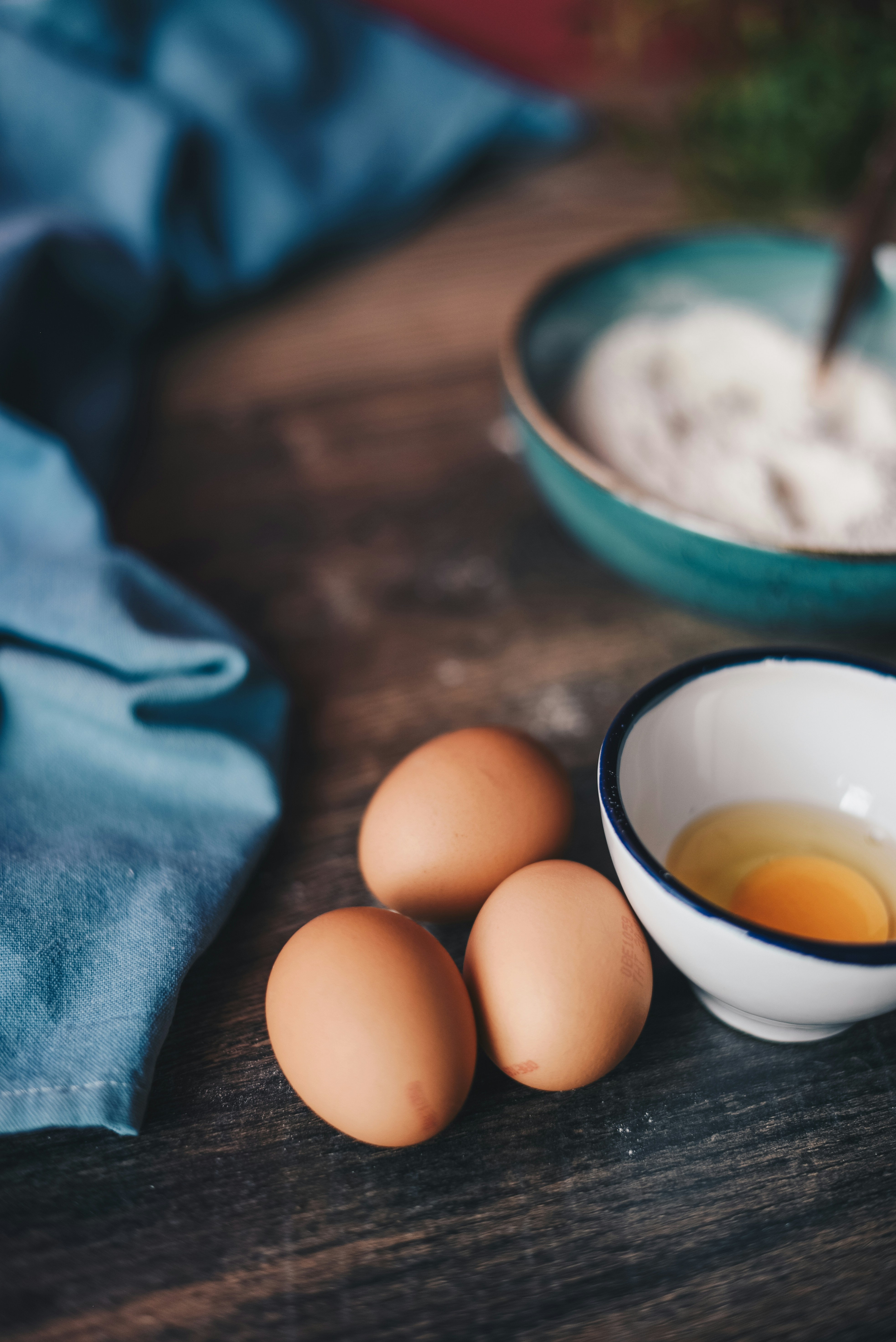 Eggs in baking